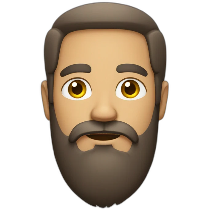 guy with a masssive beard emoji