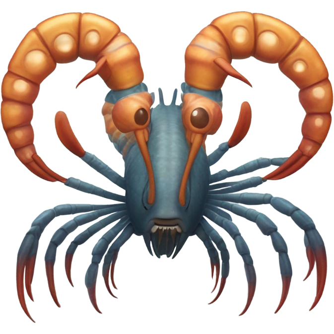 Prehistoric Anomalocaris emoji