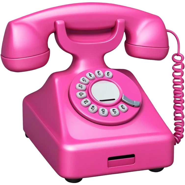 Pink Phone emoji