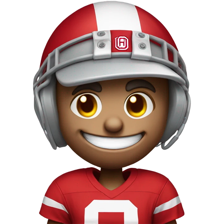 Brutus the Ohio state mascot emoji