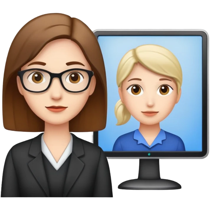 make me an emoji of a teacher in front of the screen emoji