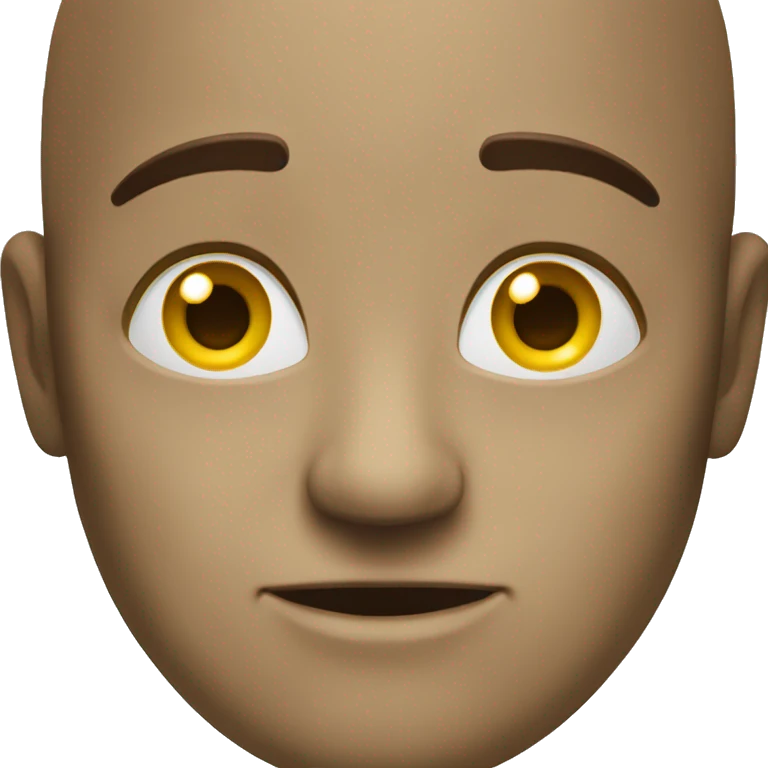 a standard yellow emoji face, but there are highly pronounced dark circles under the eyes emoji