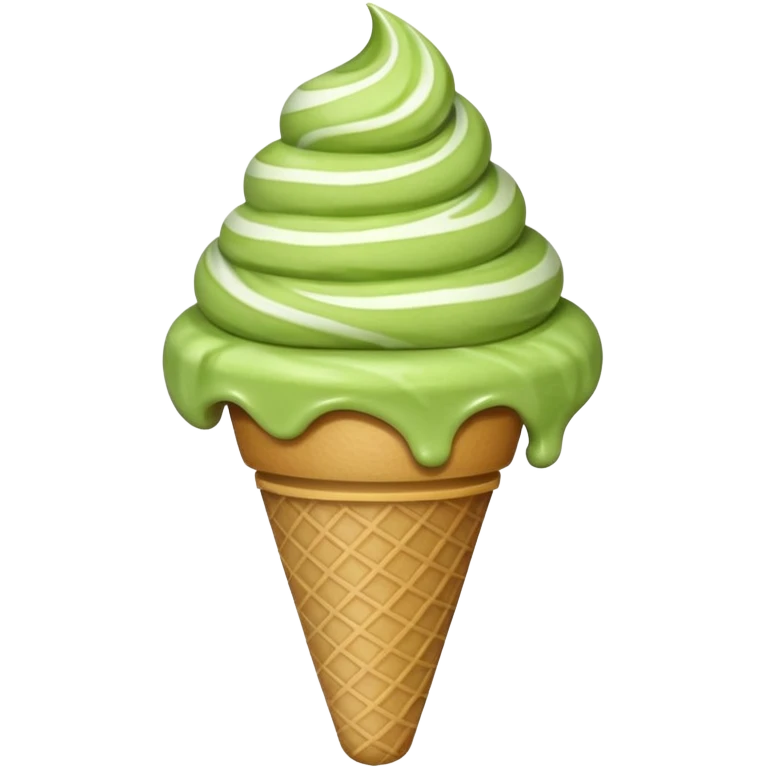 matcha ice cream emoji