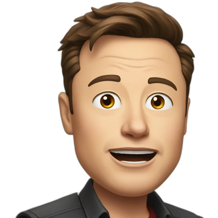 Elon musk surprised emoji