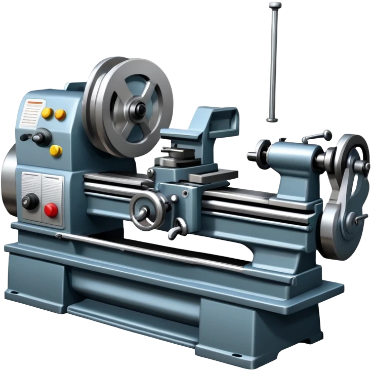 lathe machine, metalworking tool emoji