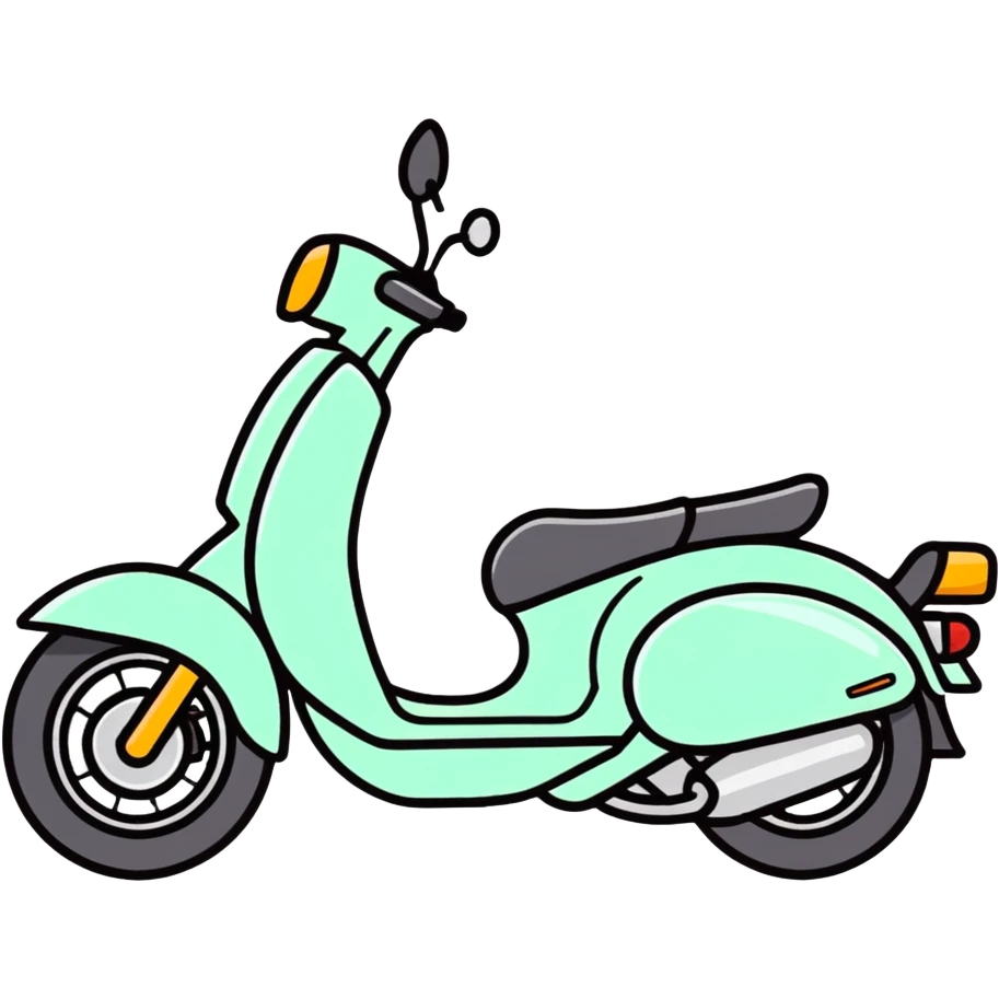 On a motorcycle  emoji