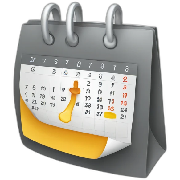 calendar-with-0-date emoji