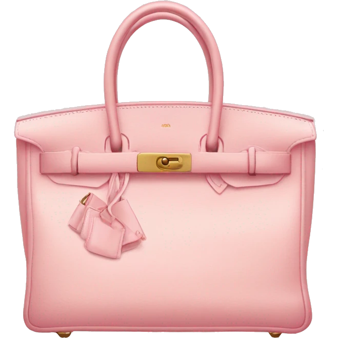 light pink birkin bag  emoji