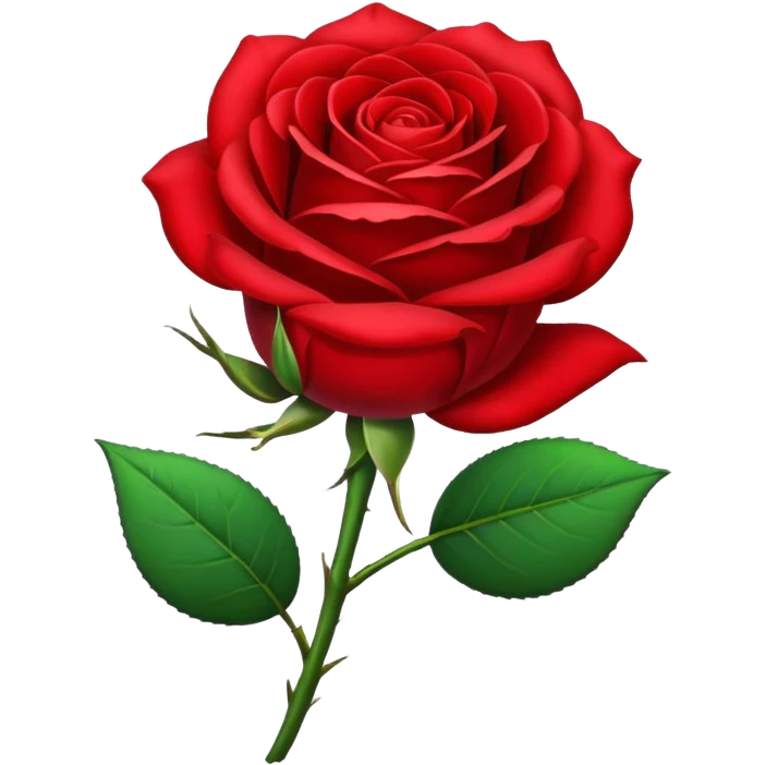 A red rose emoji emoji