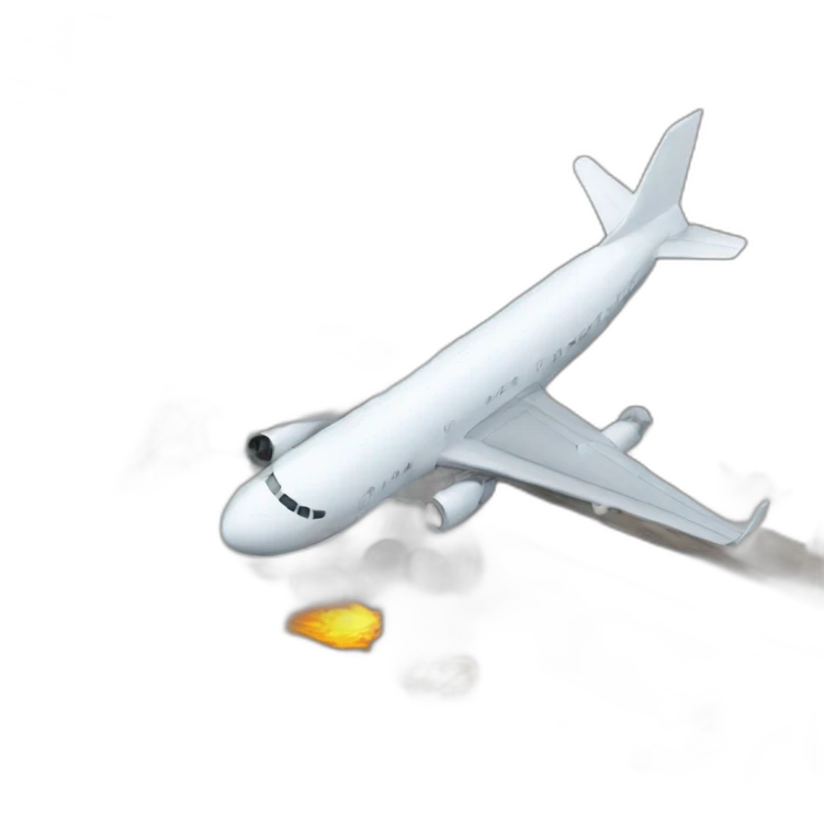 plane hit building emoji