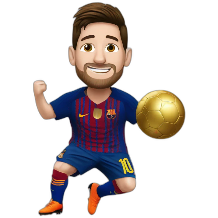messi ballon d'or celebration emoji