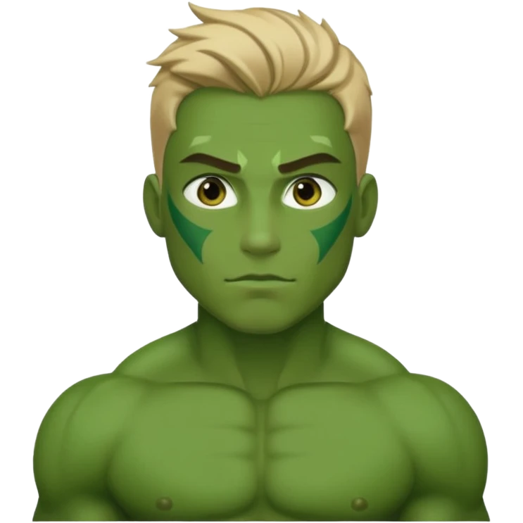 Strong Hulk emoji style sigma boy emoji