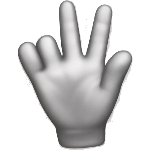 Make a W with a hand emoji