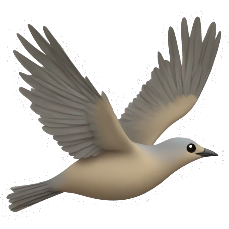 CREATE AN IMAGE OF A BIRD FLYING emoji