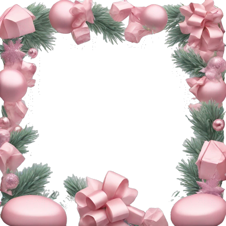 pastel pink christmas reef emoji