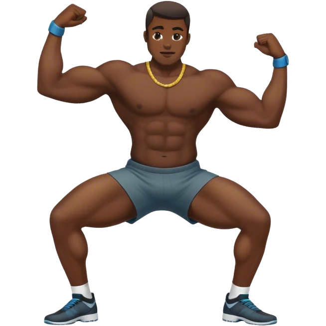 Twerking man emoji