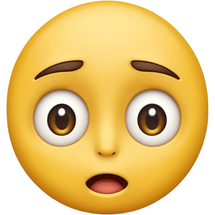 confused yellow faced emoji emoji