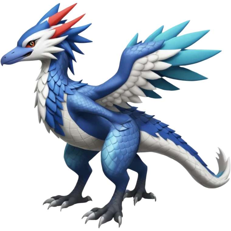 Nargacuga-Sergal-Silvally-Latios-fusion, full body  emoji