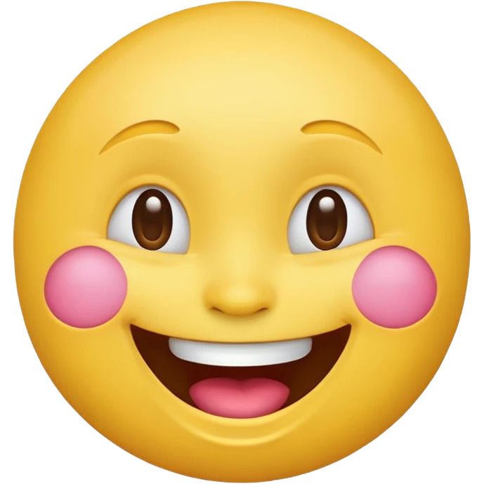 A laughing face emoji emoji
