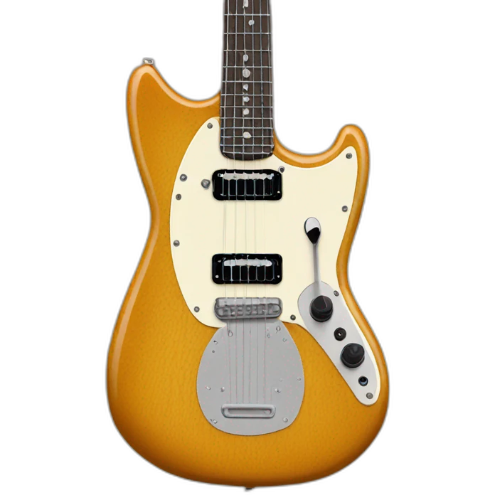 Fender Mustang guitar  emoji