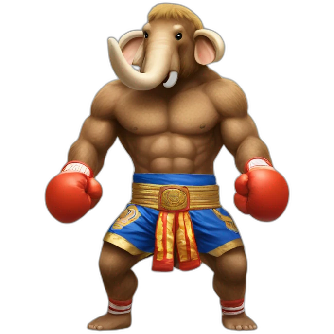 Mammoth  muay thai  emoji