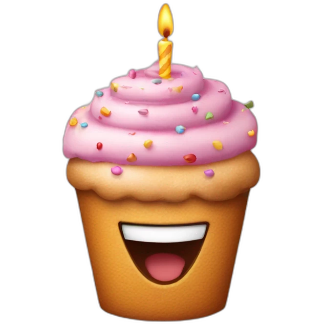Happy birthday emoji