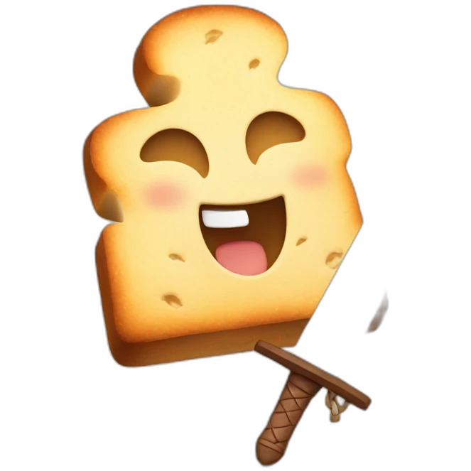 HAPPY BREAD WITH A SWORD emoji