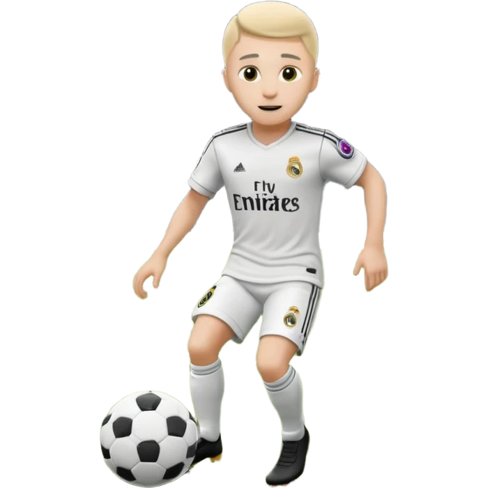 Real Madrid Blanco y negro vivo emoji