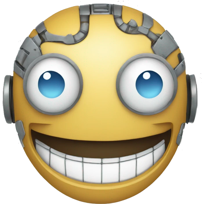 Ai robot smile emoji