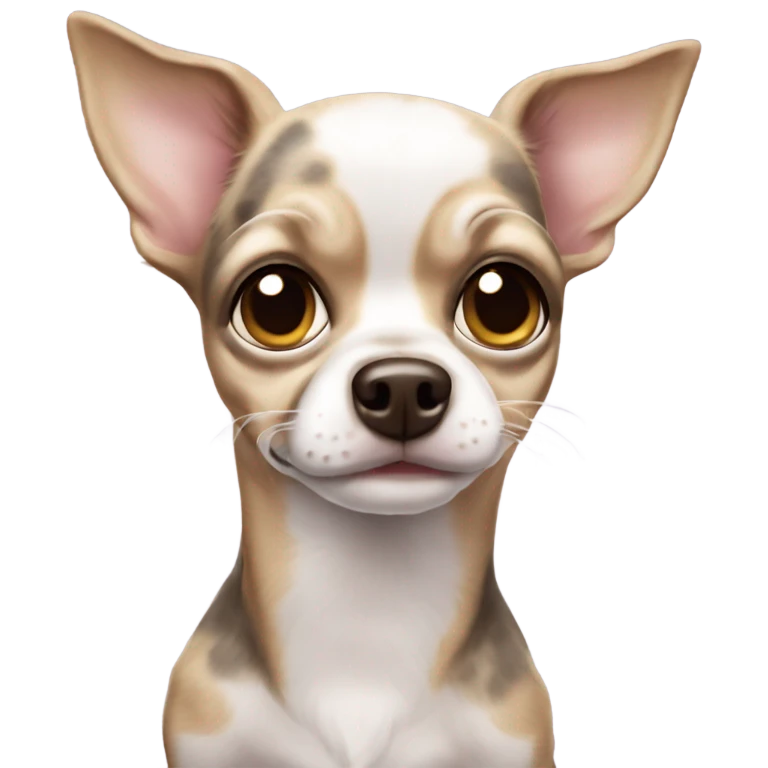 Merle chihuahua  emoji