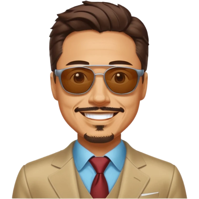 happy tony stark emoji