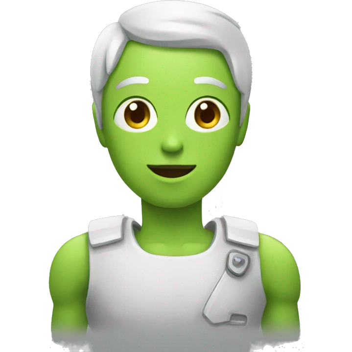 Android com pera emoji