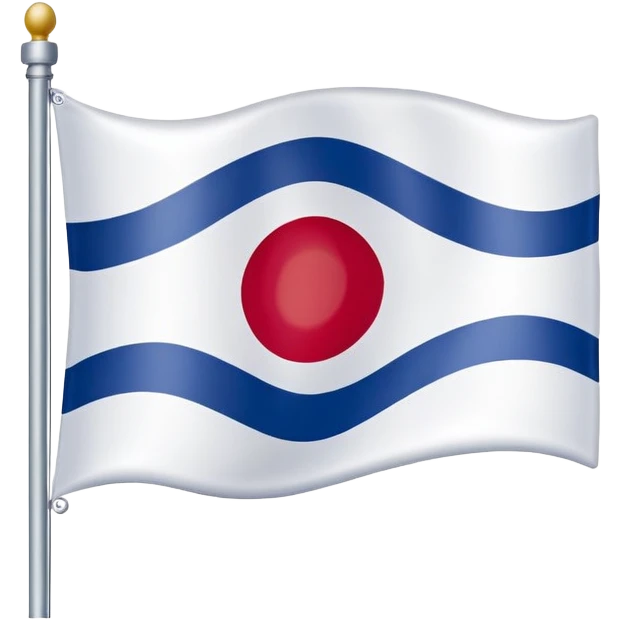 Official flag of Ohio emoji