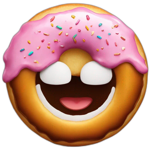 happy donut emoji