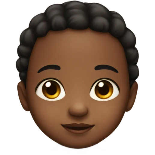 Black baby  emoji