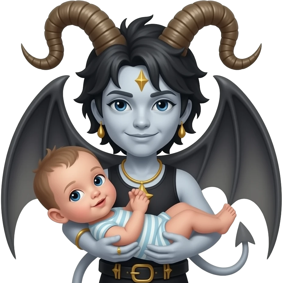 Baphomet babe freak show emoji