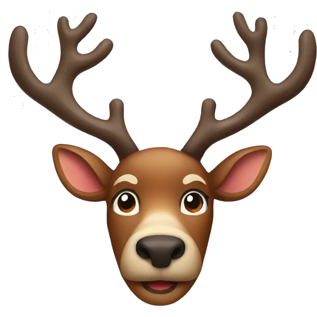 Reindeer emoji