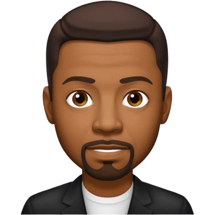 Keith Sweat (b.1961) with dark brown hair emoji