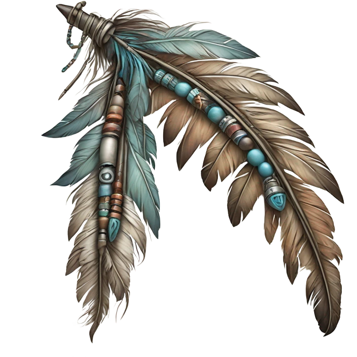 Indian feather tattoo  emoji