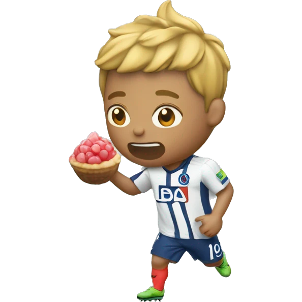 Mbappé qui mange une glace  emoji