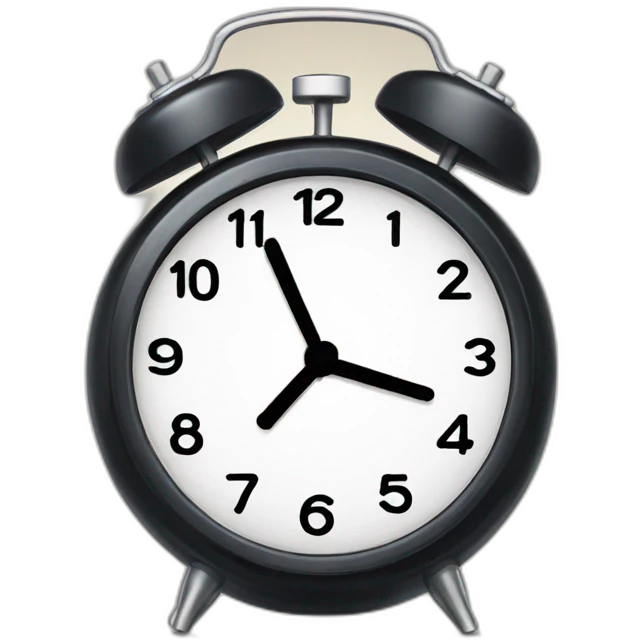 Alarm clock for kid emoji