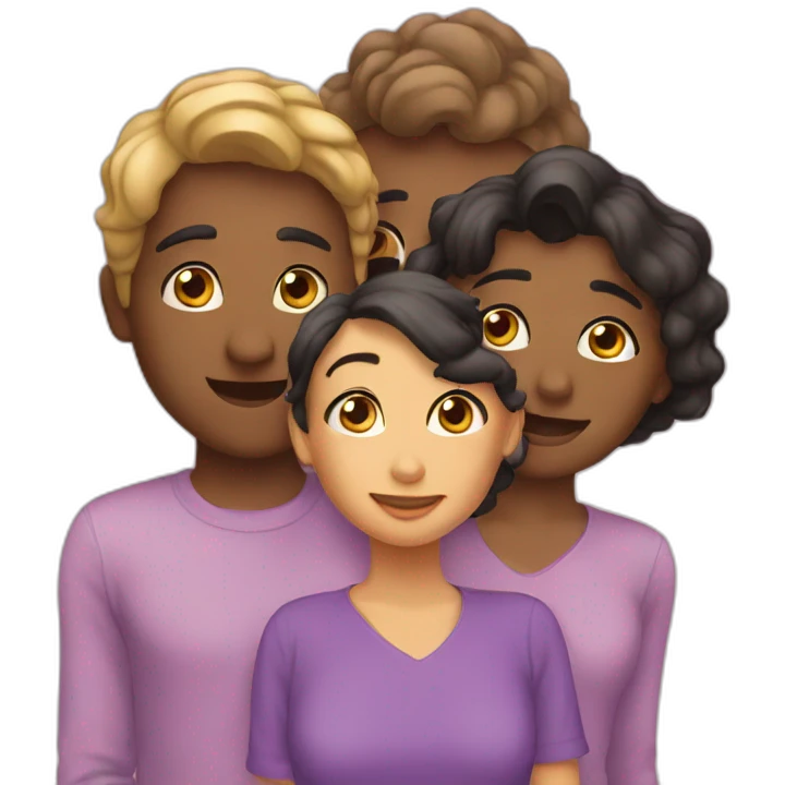 Threesome emoji