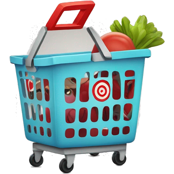 Target shopping basket emoji