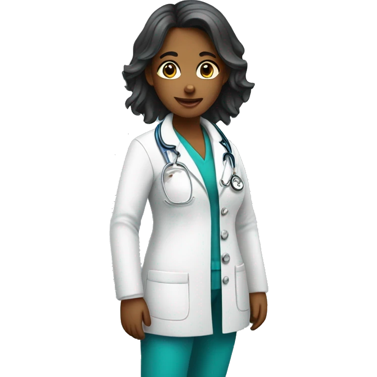 Veterinarian girl emoji