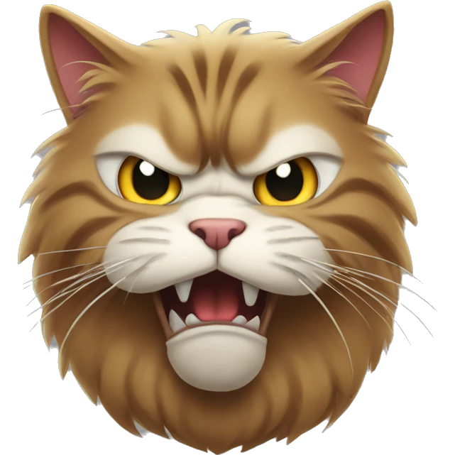 The angry cat The angry cat emoji