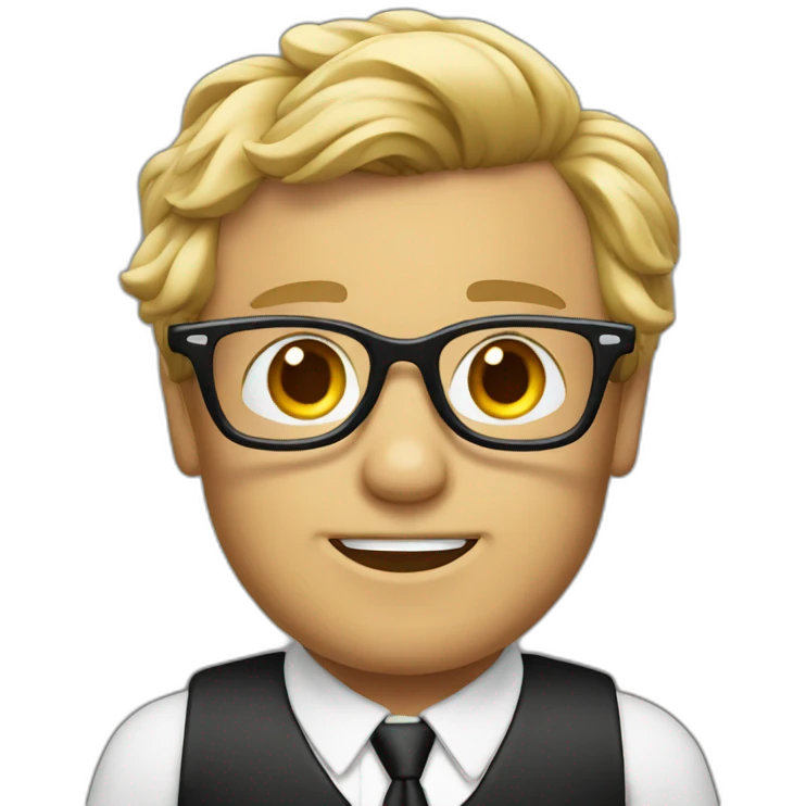 Yorkshire with Bond and glasses emoji