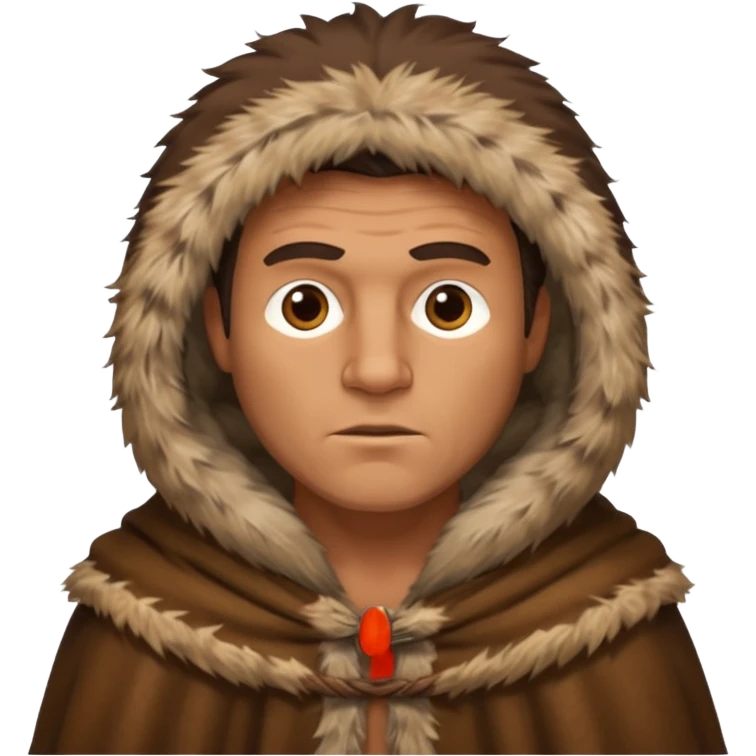 fur cloak stone age emoji