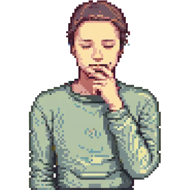 man thinking emoji