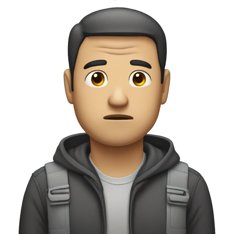Cámara man triste emoji