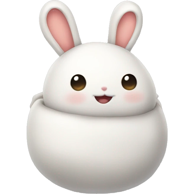 Little smiling Bun in the oven emoji